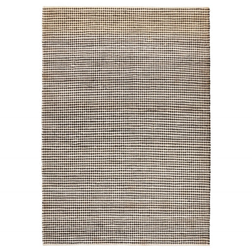Lavin Rugs N5031 Ganges 7'10"x10'10" Stripe Rug, Black/Natural - N5031-0811