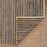 Lavin Rugs N5031 Ganges 7'10"x10'10" Stripe Rug, Black/Natural