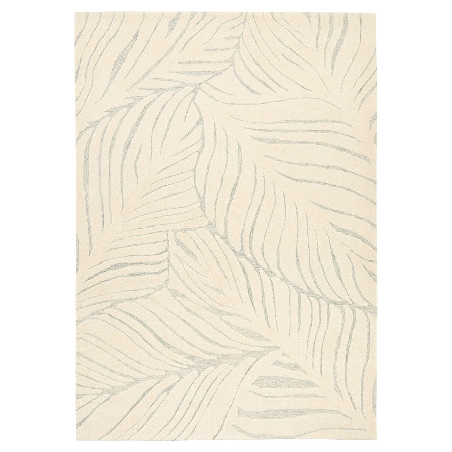 Lavin Rugs N5032 Mitra 2' x 3' Waves Rug, Ivory Grey/Light Grey - N5032-0203