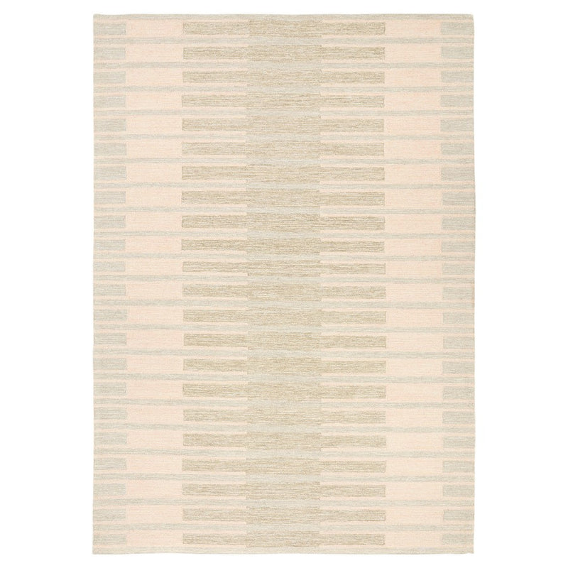Lavin Rugs N5033 Mitra 2' x 3' Stripe Rug, Ivory Grey/Mineral Tones - N5033-0203