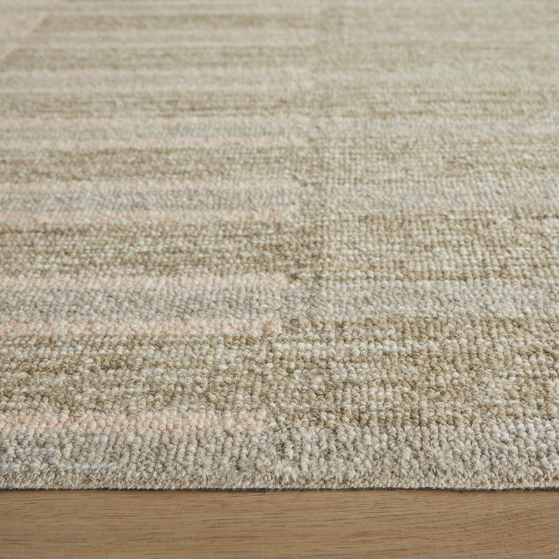 Lavin Rugs N5033 Mitra 2' x 3' Stripe Rug, Ivory Grey/Mineral Tones