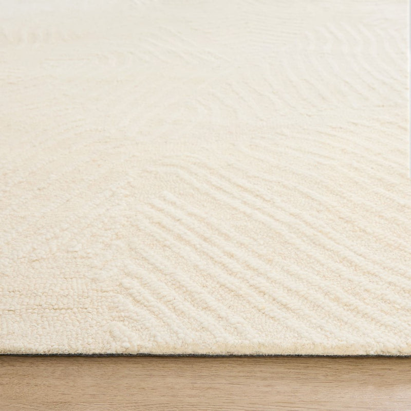 Lavin Rugs N5034 Mitra 2' x 3' Geo Swirl Rug, Ivory/White/Ivory
