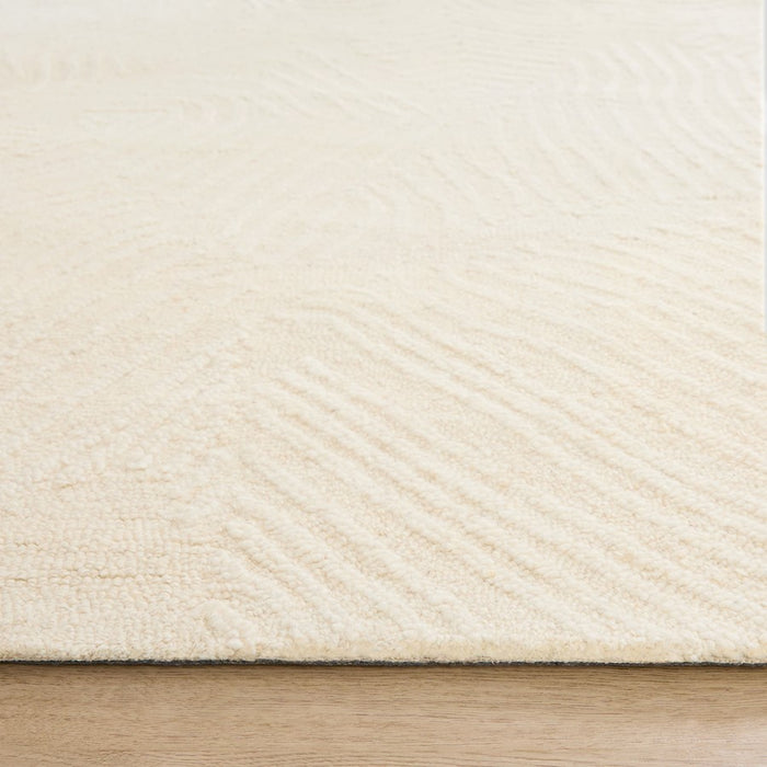 Lavin Rugs N5034 Mitra 2' x 3' Geo Swirl Rug, Ivory/White/Ivory