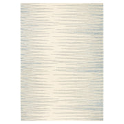 Lavin Rugs N5037 Mitra 2' x 3' Stripe Rug, Ivory L.Blue/Mineral - N5037-0203