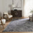 Lavin Rugs N5038 Mitra 5'3" x 7'6" Geometric Rug, Ivory/Black/White