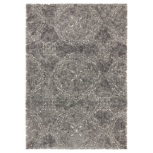 Lavin Rugs N5038 Mitra 9'10" x 13'2" Geo Rug, Ivory/Black/White - N5038-1013