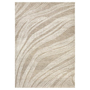 Lavin Rugs N5039 Mitra 7'10"x10'10" Waves Rug, Ivory/Black/White - N5039-0811