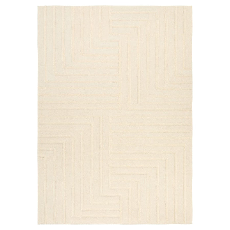 Lavin Rugs N5040 Mitra 2' x 3' Geo Rug, Grey Ivory/White/Ivory - N5040-0203