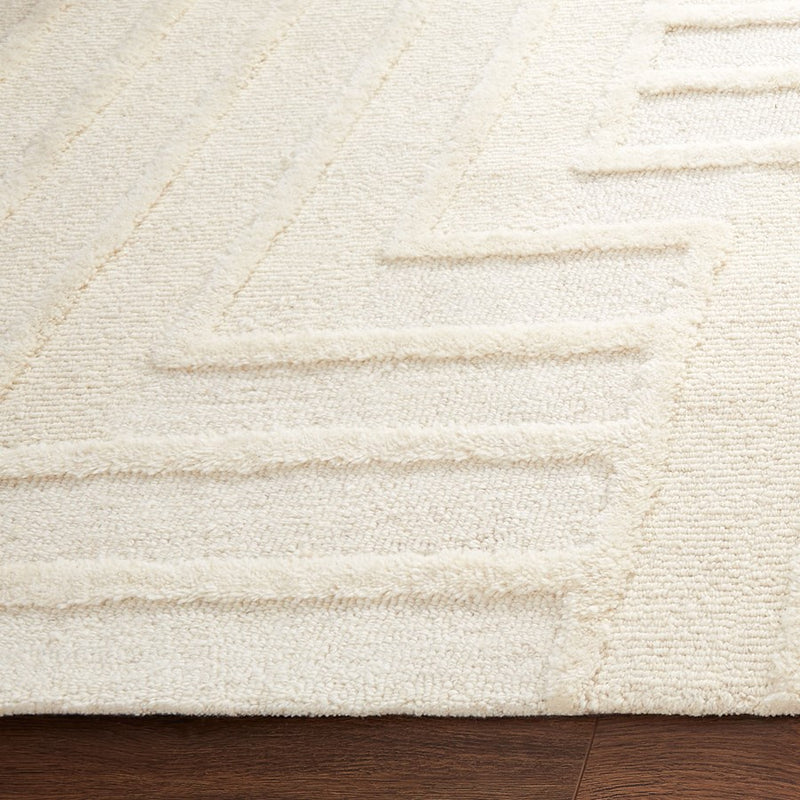 Lavin Rugs N5040 Mitra 2' x 3' Geo Rug, Grey Ivory/White/Ivory