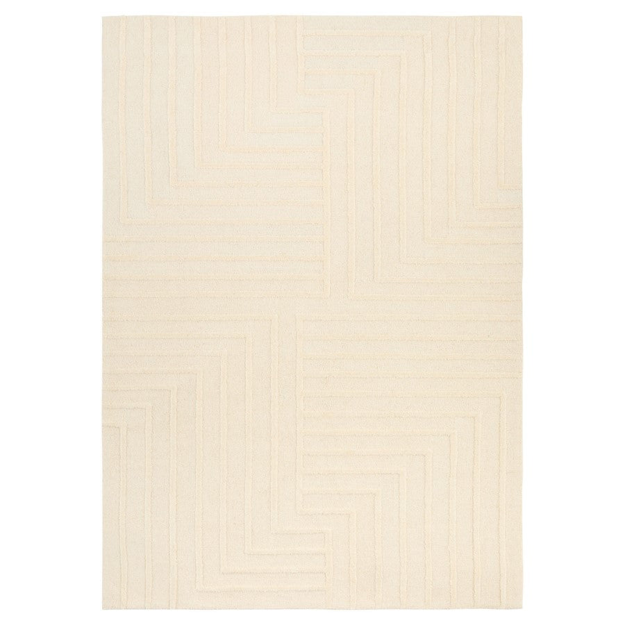 Lavin Rugs N5040 Mitra 9'10"x13'2" Geo Rug, Grey Ivory/White/Ivory - N5040-1013