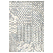 Lavin Rugs N5041 Mitra 2' x 3' Geometric Rug, Grey Ivory/Grey/White - N5041-0203