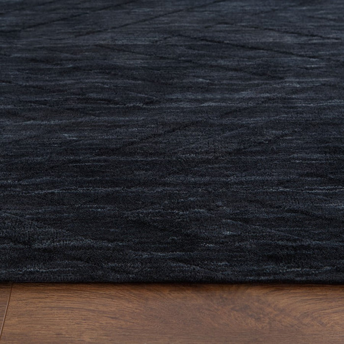 Lavin Rugs N6001 Kirti 2' x 3' Geometric Rug, Charcoal/Dark Grey