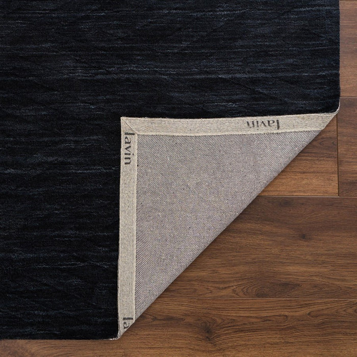 Lavin Rugs N6001 Kirti 9'10" x 13'2" Geo Rug, Charcoal/D.Grey