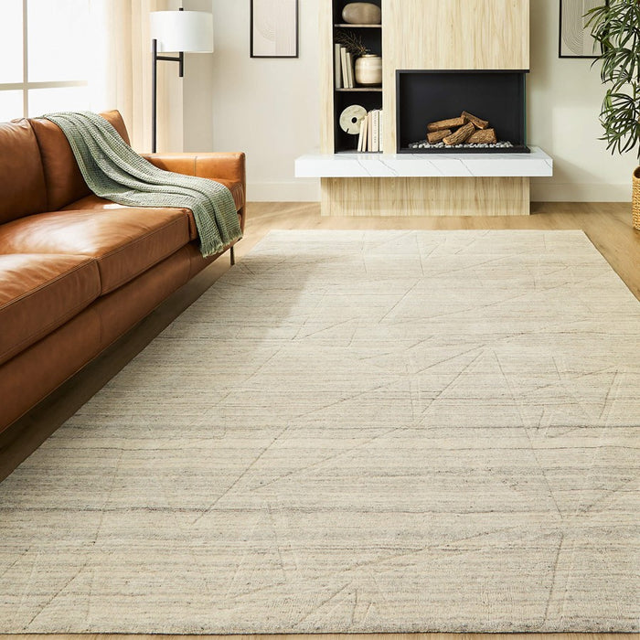 Lavin Rugs N6002 Kirti 2' x 3' Geometric Rug, Grey/Light Grey