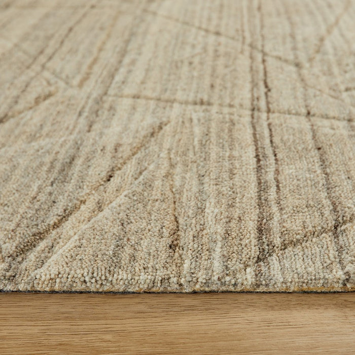 Lavin Rugs N6002 Kirti 6'7" x 9'6" Geometric Rug, Grey/Light Grey