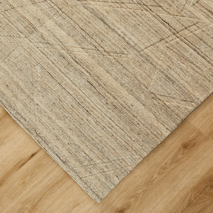 Lavin Rugs N6002 Kirti 9'10" x 13'2" Geometric Rug, Grey/Light Grey