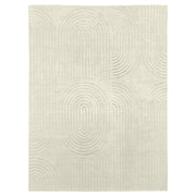 Lavin Rugs N6003 Kirti 2' x 3' Geometric Rug, Ivory/White/Ivory - N6003-0203
