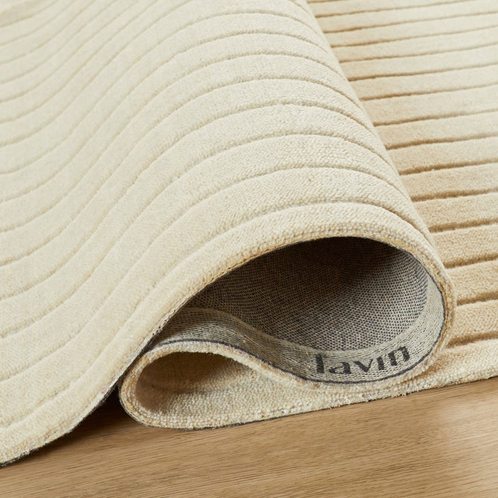 Lavin Rugs N6003 Kirti 2' x 3' Geometric Rug, Ivory/White/Ivory