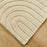 Lavin Rugs N6003 Kirti 2' x 3' Geometric Rug, Ivory/White/Ivory