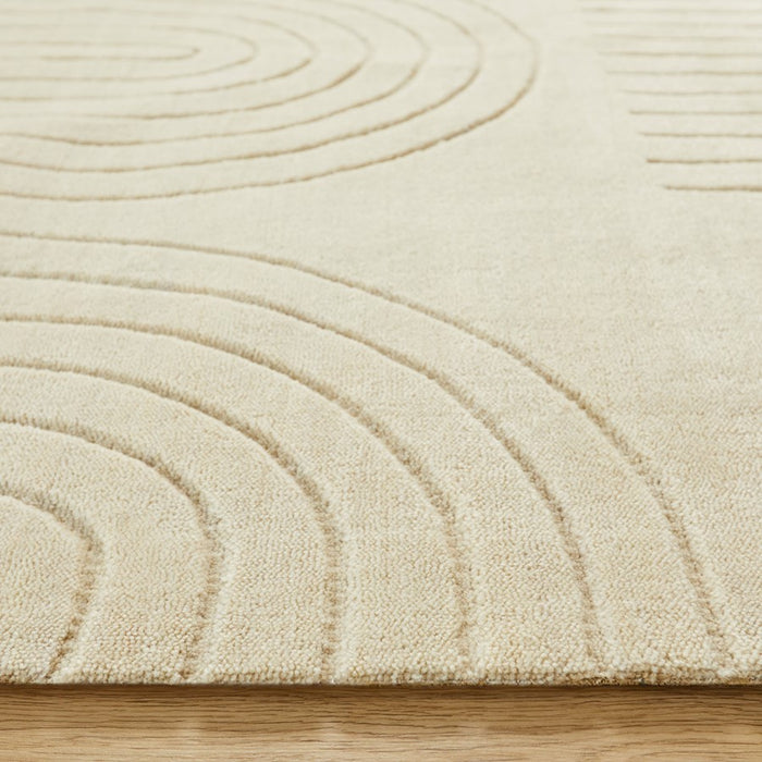 Lavin Rugs N6003 Kirti 6'7" x 9'6" Geometric Rug, Ivory/White/Ivory