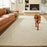 Lavin Rugs N6003 Kirti 7'10" x 10'10" Geo Rug, Ivory/White/Ivory
