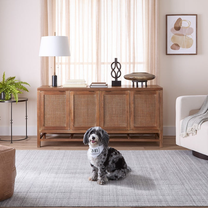 Lavin Rugs N6004 Kirti 6'7" x 9'6" Geo Rug, D.Grey/L.Grey