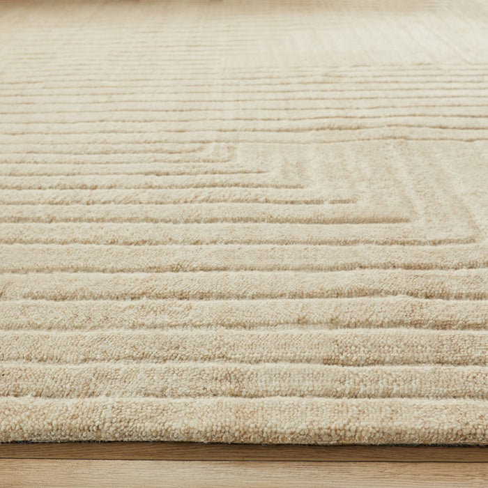 Lavin Rugs N6005 Kirti 2' x 3' Geometric Rug, Light Beige/Neutral