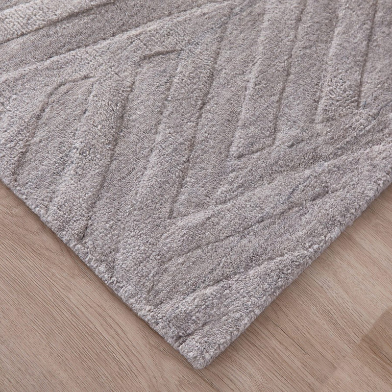 Lavin Rugs N6006 Pari 2' x 3' Chevron Rug, Camel/Neutral