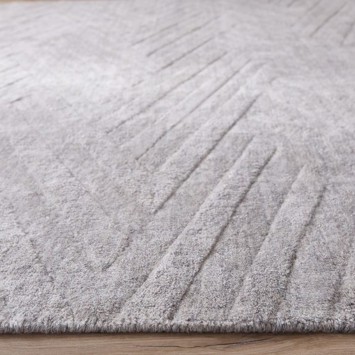 Lavin Rugs N6006 Pari 6'7" x 9'6" Chevron Rug, Camel/Neutral