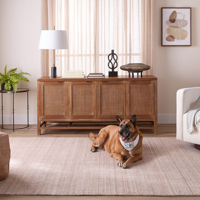 Lavin Rugs N6007 Pari 7'10" x 10'10" Stripe Rug, Cooper/Neutral