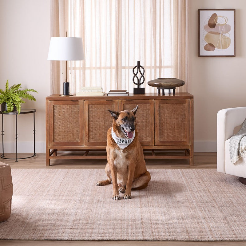 Lavin Rugs N6007 Pari 9'10" x 13'2" Stripe Rug, Cooper/Neutral