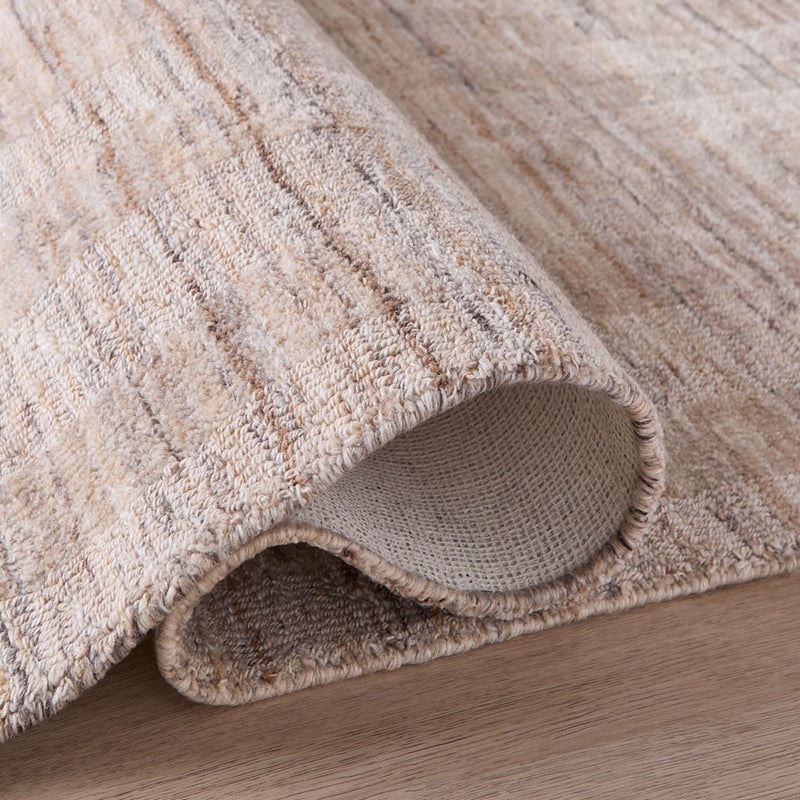 Lavin Rugs N6008 Pari 2' x 3' Stripe Rug, Light Cooper/Neutral