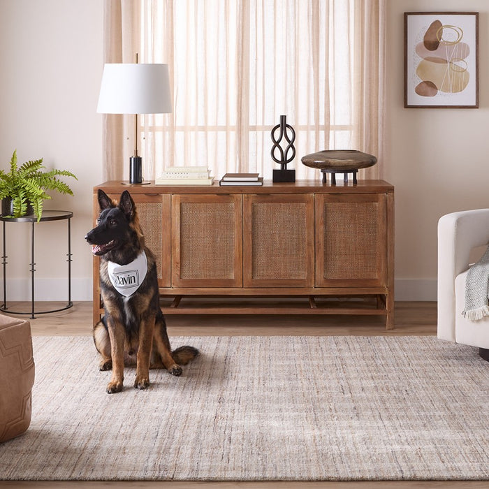 Lavin Rugs N6008 Pari 9'10" x 13'2" Stripe Rug, L.Copper/Neutral