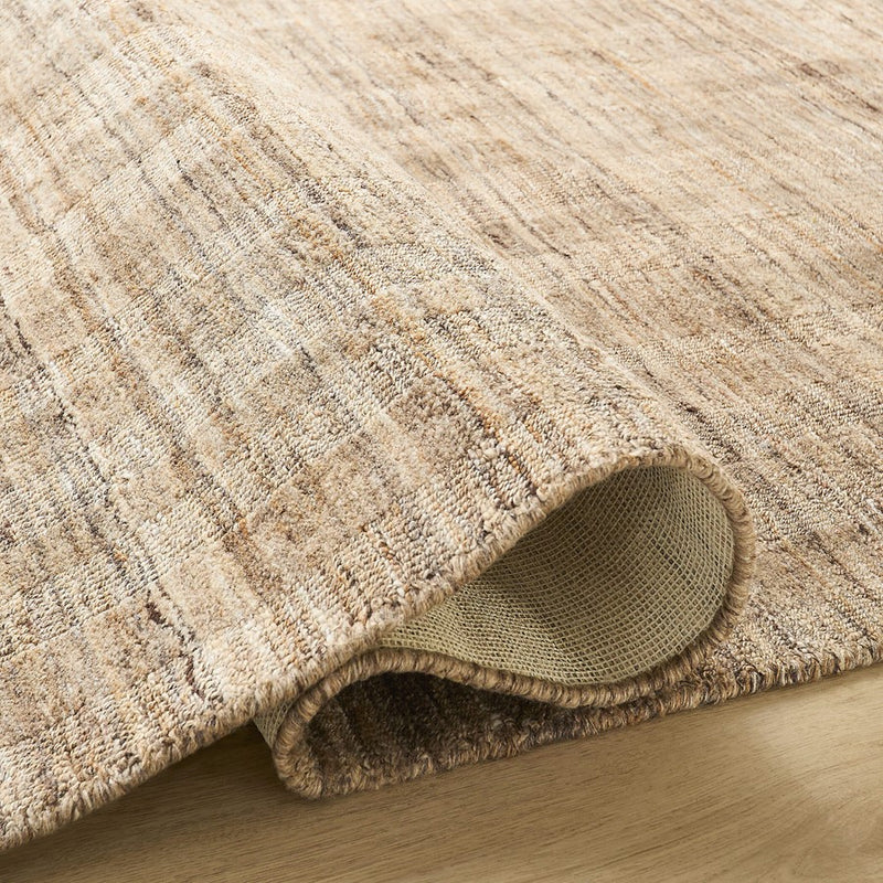 Lavin Rugs N6009 Pari 2' x 3' Stripe Rug, Dark Cooper/Neutral