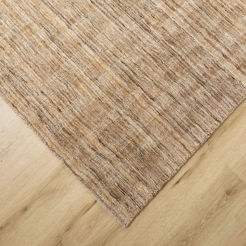 Lavin Rugs N6009 Pari 2' x 3' Stripe Rug, Dark Cooper/Neutral