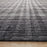 Lavin Rugs N6010 Pari 2' x 3' Stripe Rug, Charcoal/Dark Grey