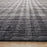 Lavin Rugs N6010 Pari 9'10" x 13'2" Stripe Rug, Charcoal/Dark Grey