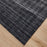 Lavin Rugs N6010 Pari 9'10" x 13'2" Stripe Rug, Charcoal/Dark Grey