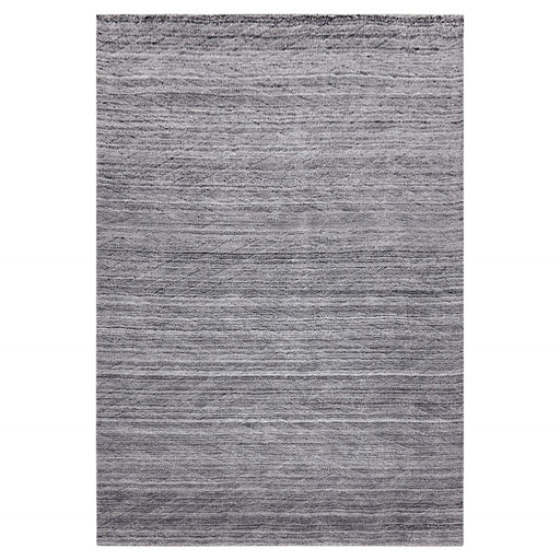 Lavin Rugs N6011 Pari 5'3" x 7'6" Chevron Rug, D.Grey/D.Grey - N6011-0507