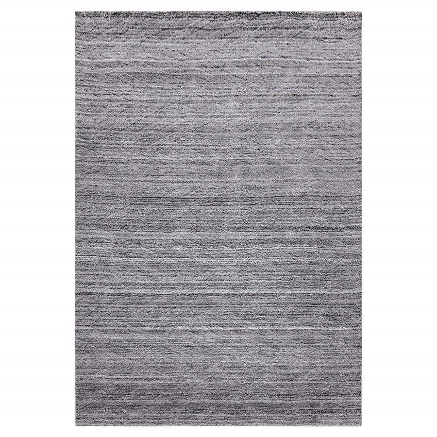 Lavin Rugs N6011 Pari 7'10" x 10'10" Chevron Rug, D.Grey/D.Grey - N6011-0811
