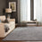 Lavin Rugs N6011 Pari 7'10" x 10'10" Chevron Rug, D.Grey/D.Grey