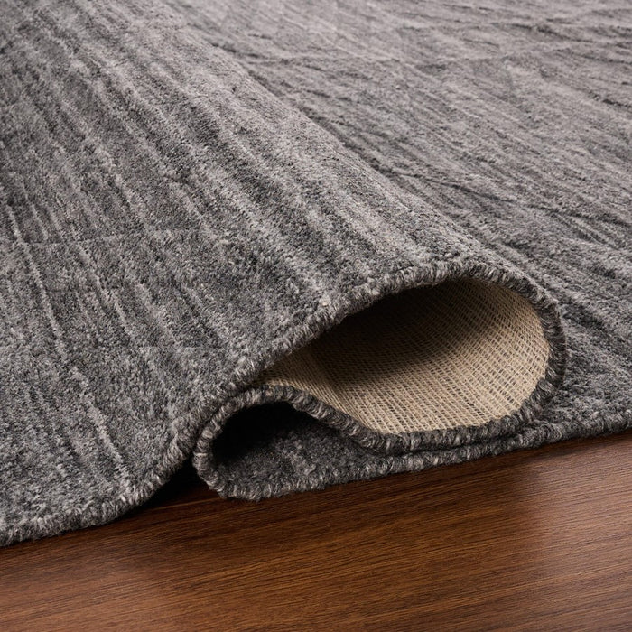 Lavin Rugs N6011 Pari 7'10" x 10'10" Chevron Rug, D.Grey/D.Grey