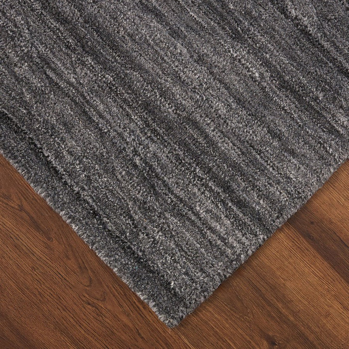 Lavin Rugs N6011 Pari 7'10" x 10'10" Chevron Rug, D.Grey/D.Grey