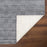 Lavin Rugs N6012 Pari 7'10"x10'10" Checker Rug, L.Grey/L.Grey