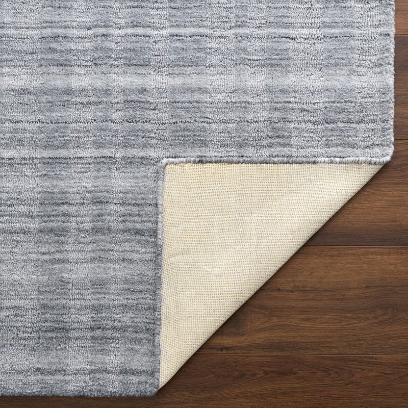Lavin Rugs N6013 Pari 2' x 3' Stripe Rug, Silver/Silver