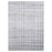 Lavin Rugs N6013 Pari 5'3" x 7'6" Stripe Rug, Silver/Silver - N6013-0507