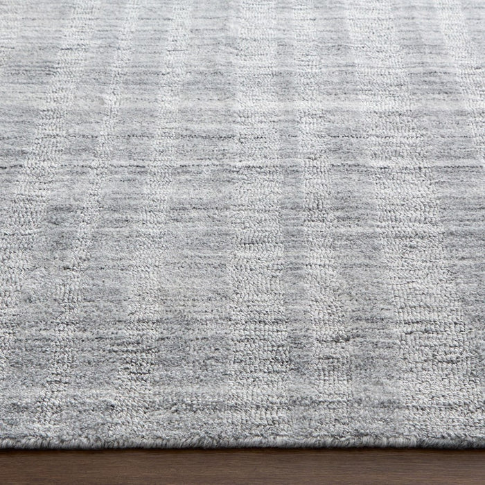 Lavin Rugs N6013 Pari 6'7" x 9'6" Stripe Rug, Silver/Silver