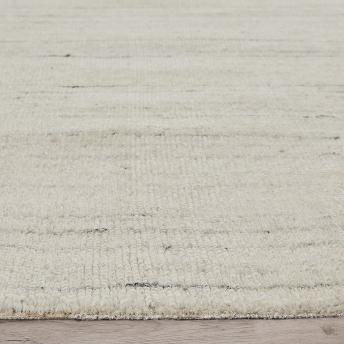 Lavin Rugs N6028 Riya 6'7" x 9'6" Linear Rug, Silver/Light Grey