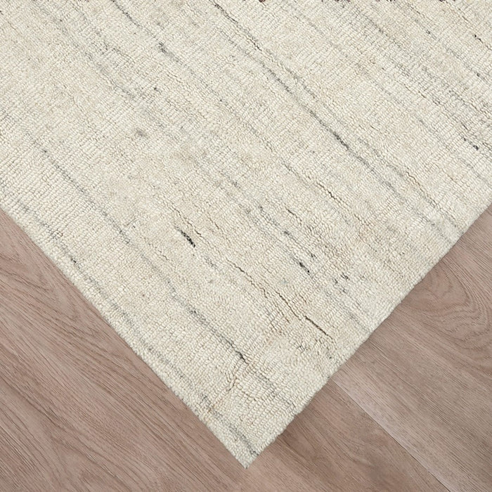 Lavin Rugs N6028 Riya 6'7" x 9'6" Linear Rug, Silver/Light Grey