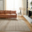 Lavin Rugs N6030 Riya 5'3" x 7'6" Linear Rug, Dark Grey/Dark Grey